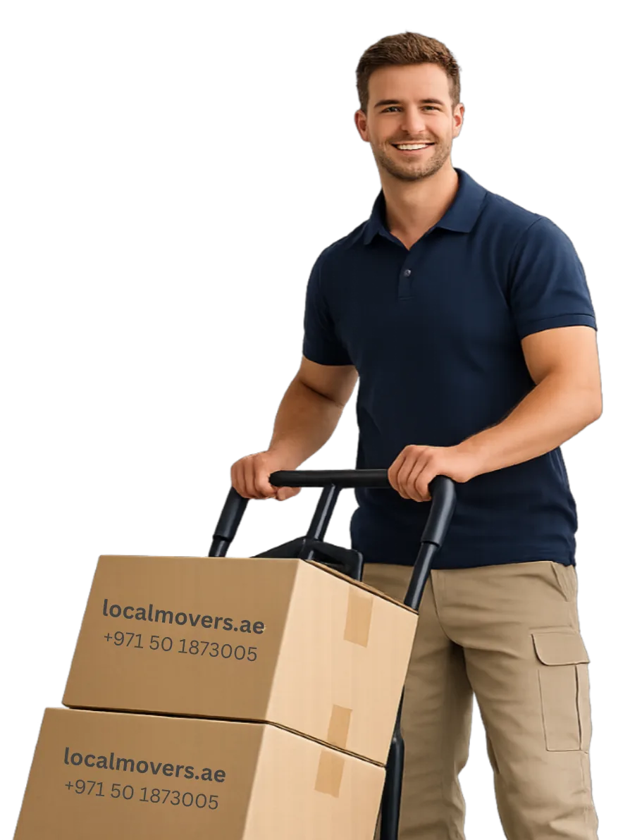 Dubai's #1 local movers team at work